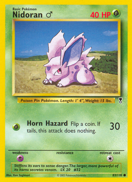 Nidoran M (83/110) - [Reverse Holo] Legendary Collection (LC)
