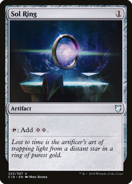 Sol Ring (222) - Commander 2018 (C18)