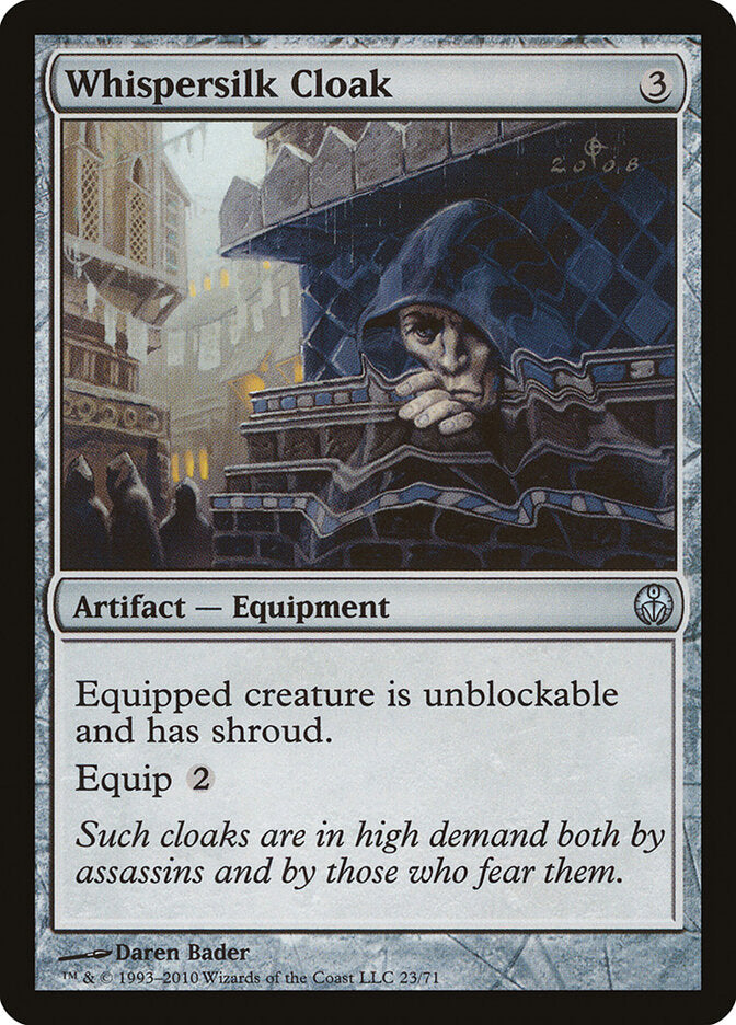 Whispersilk Cloak (23) - Duel Decks: Phyrexia vs. the Coalition (DDE)
