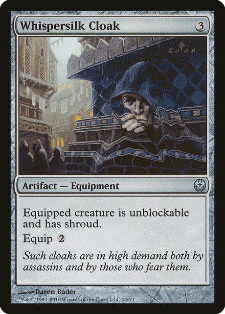 Whispersilk Cloak (23) - Duel Decks: Phyrexia vs. the Coalition (DDE)