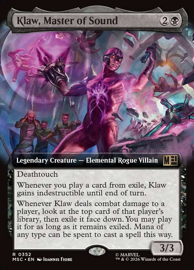 Klaw, Master of Sound (352) - Marvel Super Heroes Commander (MSC)