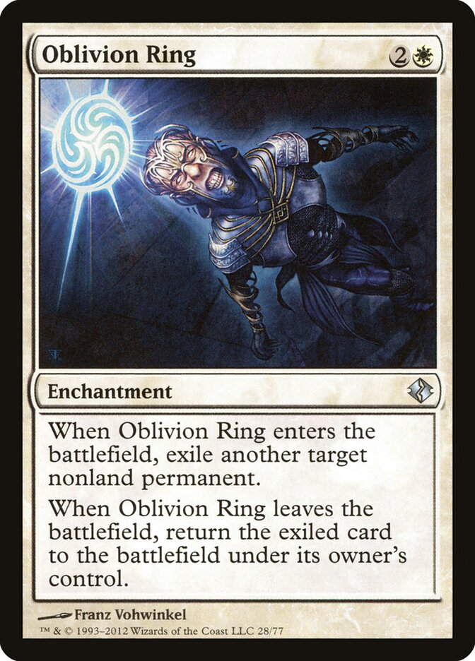Oblivion Ring (28) - Duel Decks: Venser vs. Koth (DDI)