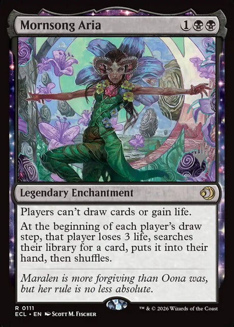 Mornsong Aria (111p) - Lorwyn Eclipsed Promos (PECL)