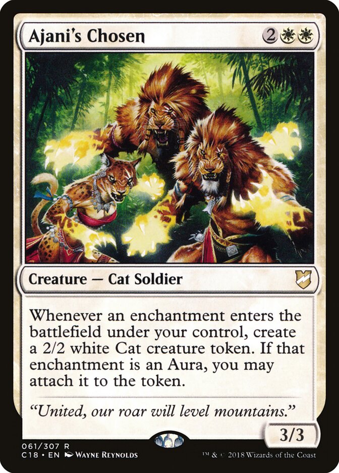 Ajani's Chosen (61) - Commander 2018 (C18)