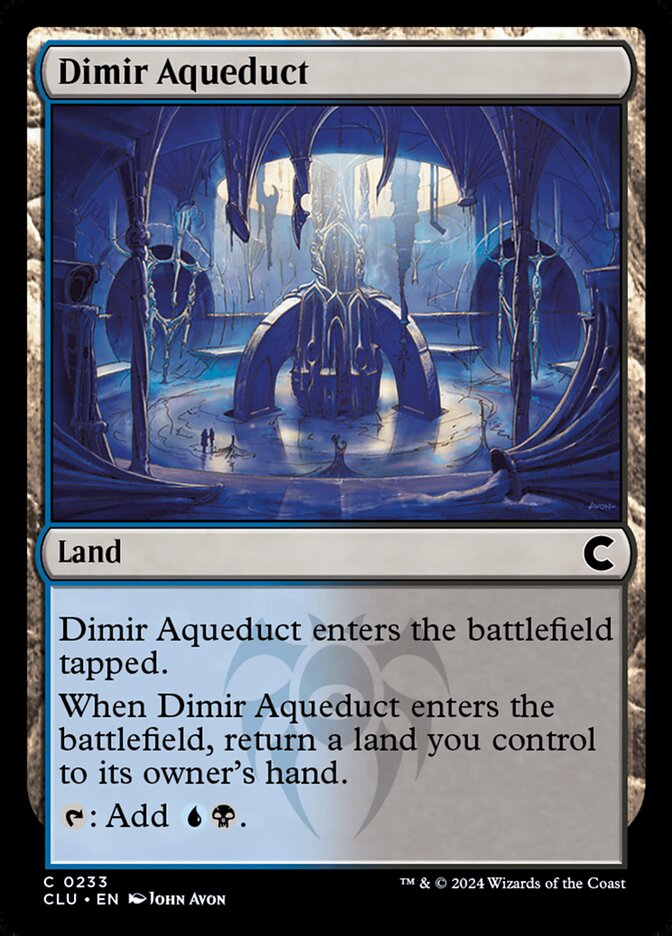 Dimir Aqueduct (233) - Ravnica: Clue Edition (CLU)