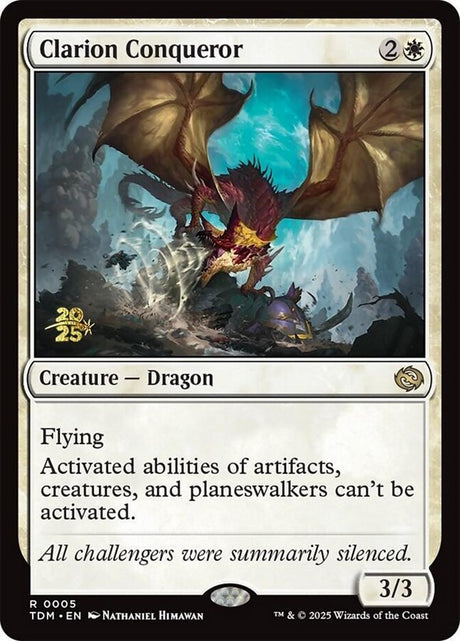 Clarion Conqueror (5s) - Tarkir: Dragonstorm Promos (PTDM)