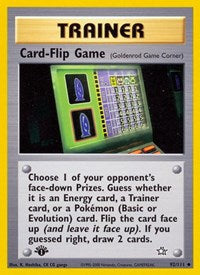 Card Flip Game Goldenrod Game Corner (92) - Neo Genesis (N1)