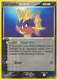 Carvanha (47) - EX Power Keepers (PK)