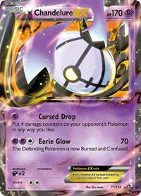 Chandelure EX (77) - Legendary Treasures (LTR)