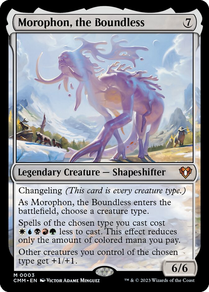 Morophon, the Boundless (3) - Commander Masters (CMM)