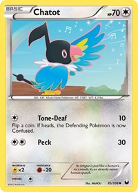 Chatot (85) - Dark Explorers (DEX)