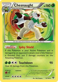 Chesnaught (14) - XY Base Set (XY)