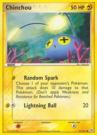 Chinchou (57) - EX Hidden Legends (HL)