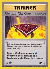 Cinnabar City Gym (113) - Gym Challenge (G2)
