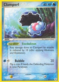 Clamperl (58) - EX Hidden Legends (HL)
