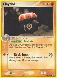 Claydol (24) - EX Emerald (EM)