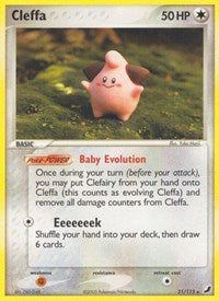 Cleffa (21) - EX Unseen Forces (UF)