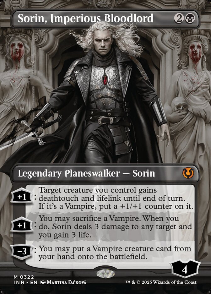 Sorin, Imperious Bloodlord - [Foil, Borderless] Innistrad Remastered (INR)