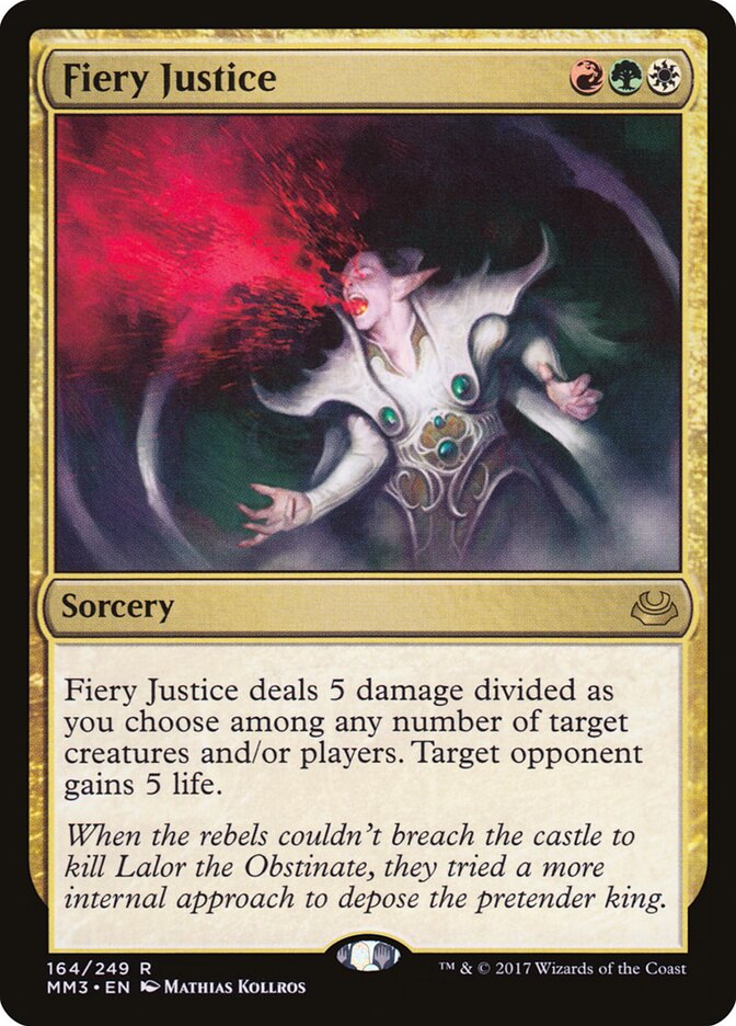 Fiery Justice (164) - Modern Masters 2017 (MM3)