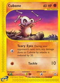 Cubone (72) - Aquapolis (AQ)