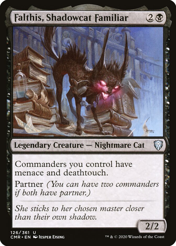 Falthis, Shadowcat Familiar (126) - Commander Legends (CMR)
