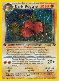 Dark Dugtrio (6) - Team Rocket (TR)