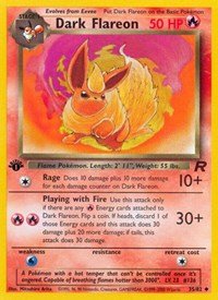Dark Flareon (35) - Team Rocket (TR)