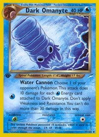 Dark Omanyte (37) - Neo Destiny (N4)