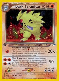 Dark Tyranitar (11) - Neo Destiny (N4)