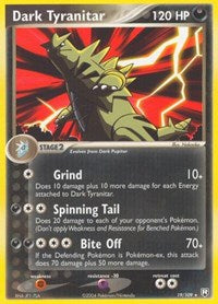 Dark Tyranitar (19) - EX Team Rocket Returns (RR)