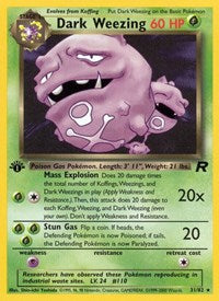Dark Weezing (31) - Team Rocket (TR)