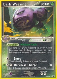 Dark Weezing (42) - EX Team Rocket Returns (RR)
