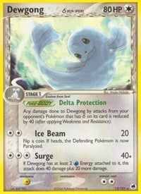Dewgong Delta Species (15) - EX Dragon Frontiers (DF)