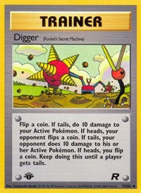 Digger Rockets Secret Machine (75) - Team Rocket (TR)