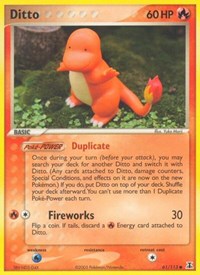 Ditto Charmander (61) - EX Delta Species (DS)