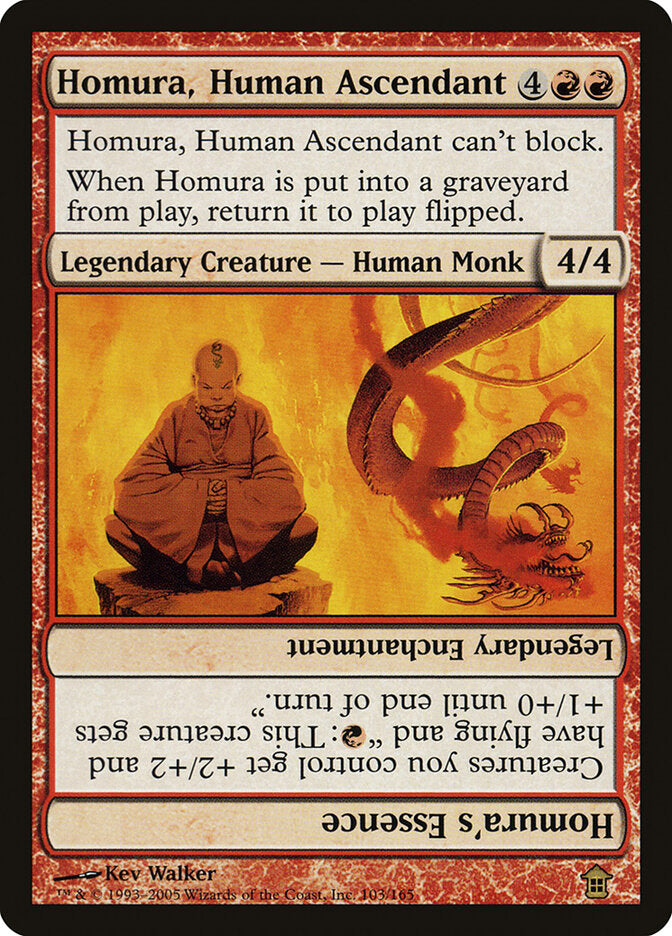 Homura, Human Ascendant // Homura's Essence (103) - Saviors of Kamigawa (SOK)