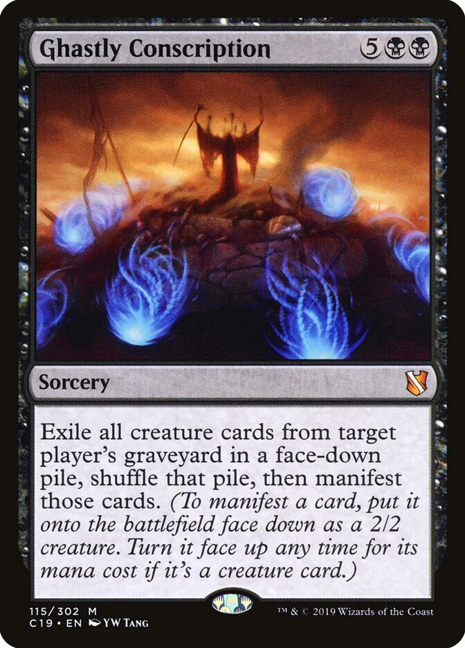 Ghastly Conscription (115) - Commander 2019 (C19)