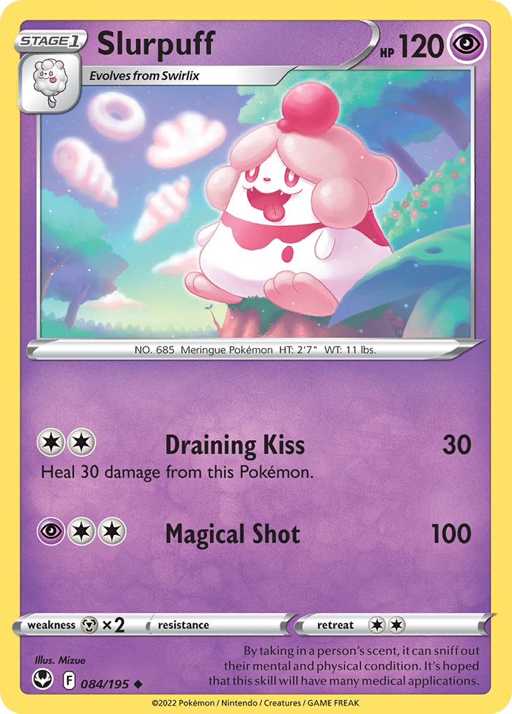 Slurpuff (84/195) - [Reverse Holo] Silver Tempest (SIT)