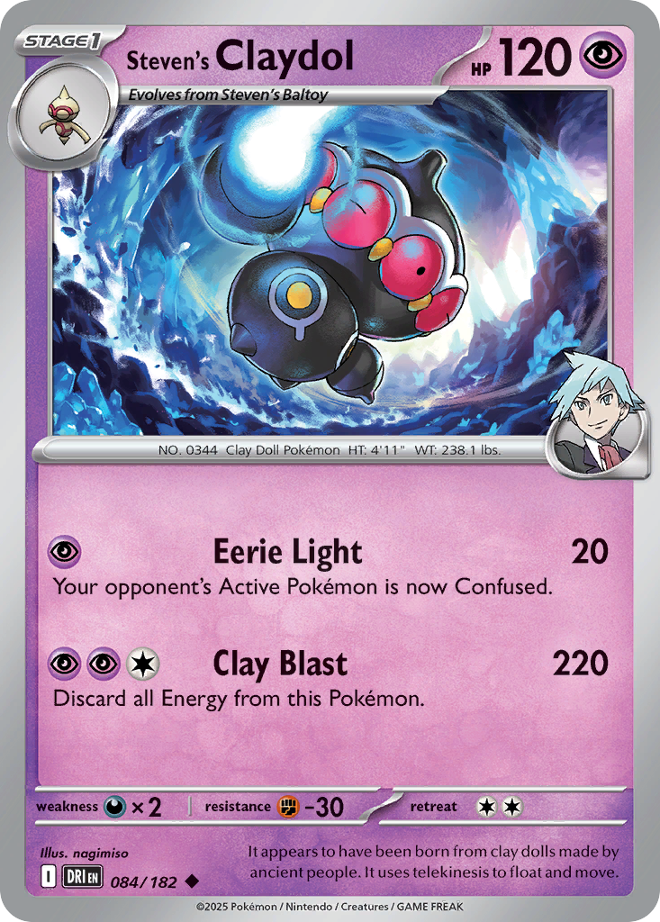 Steven's Claydol (84/182) - Destined Rivals (DRI)