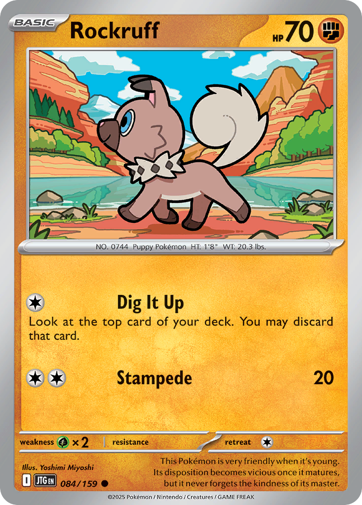 Rockruff (84/159) - Journey Together (JTG)