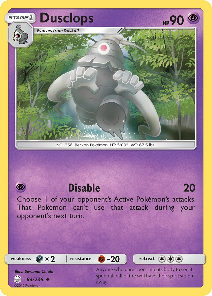 Dusclops (84/236) - [Reverse Holo] Cosmic Eclipse (CEC)