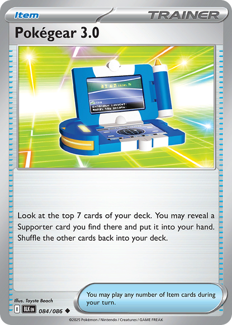 Pokegear 3.0 (84/86) - Black Bolt (BLK)