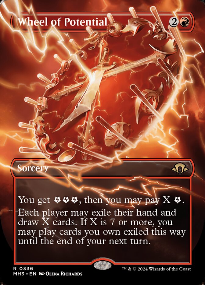Wheel of Potential - [Foil, Borderless] Modern Horizons 3 (MH3)