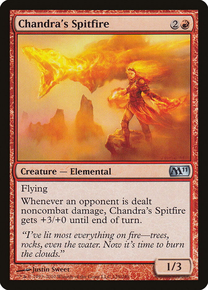 Chandra's Spitfire (129) - Magic 2011 (M11)