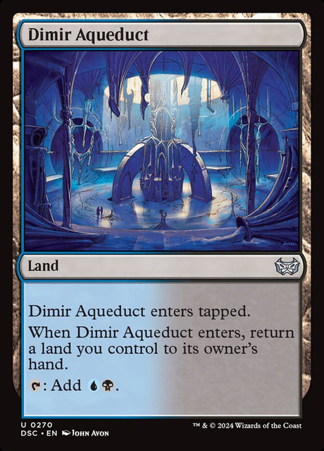Dimir Aqueduct (270) - Duskmourn: House of Horror Commander (DSC)