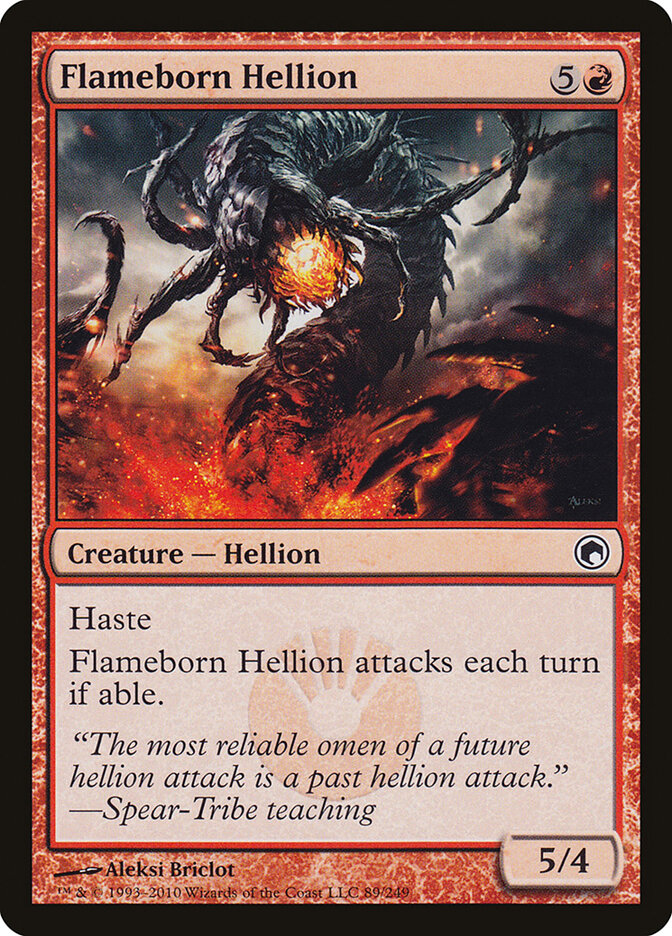 Flameborn Hellion (89) - Scars of Mirrodin (SOM)