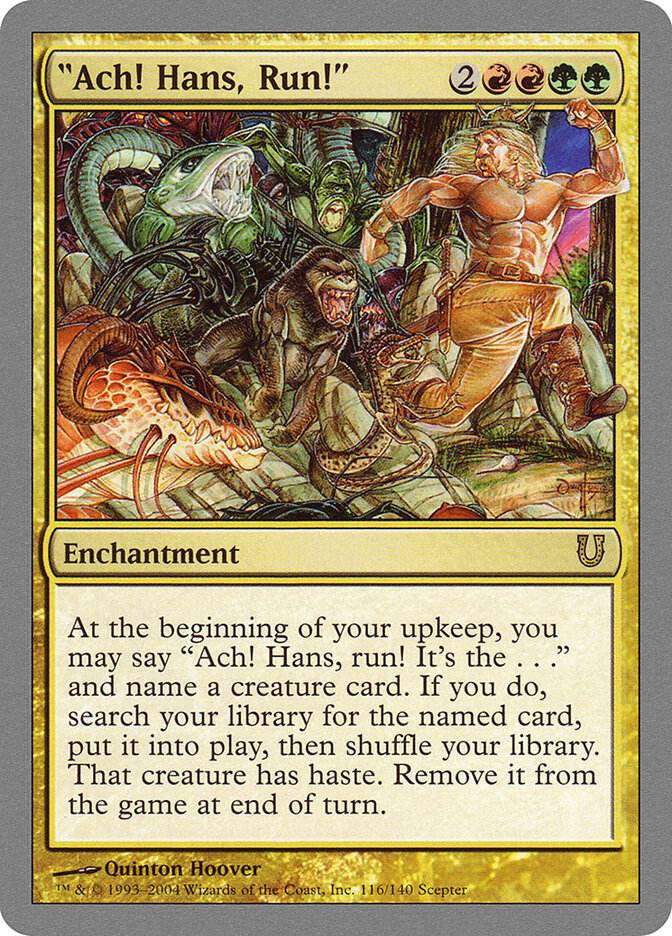 "Ach! Hans, Run!" (116) - Unhinged (UNH)