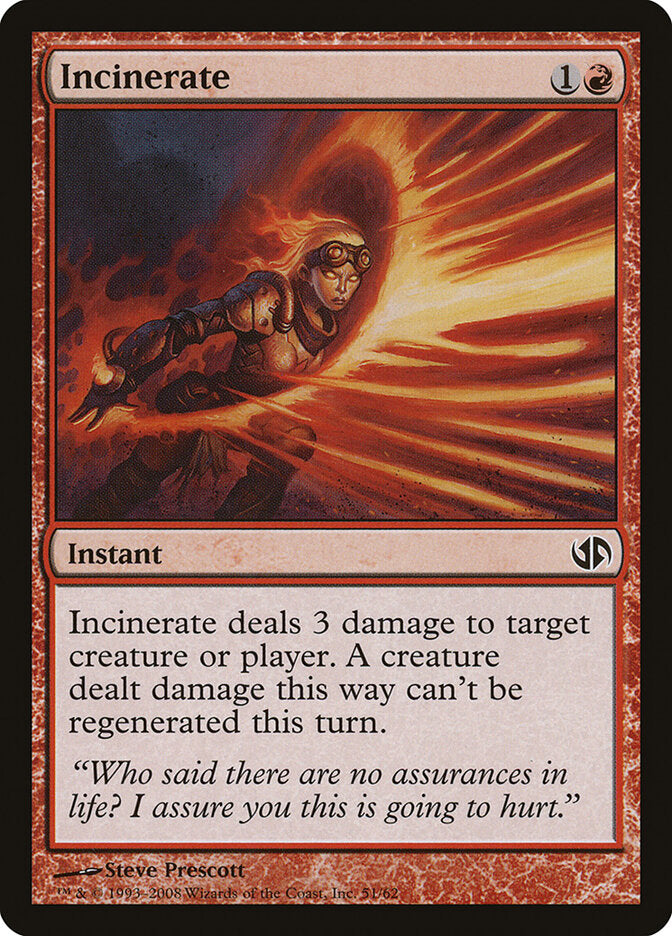 Incinerate (51) - Duel Decks: Jace vs. Chandra (DD2)