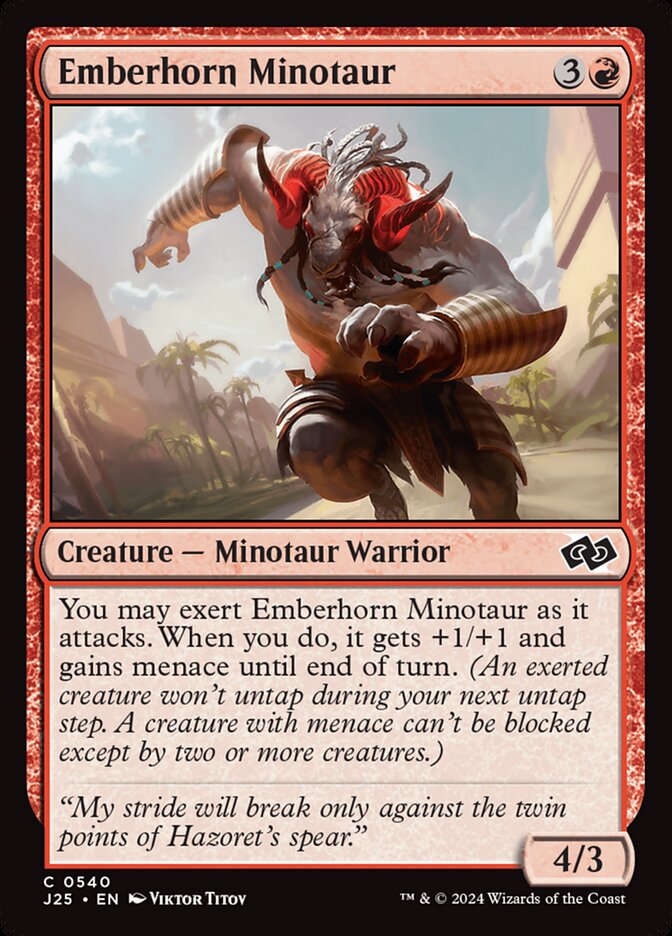 Emberhorn Minotaur (540) - Foundations Jumpstart (J25)