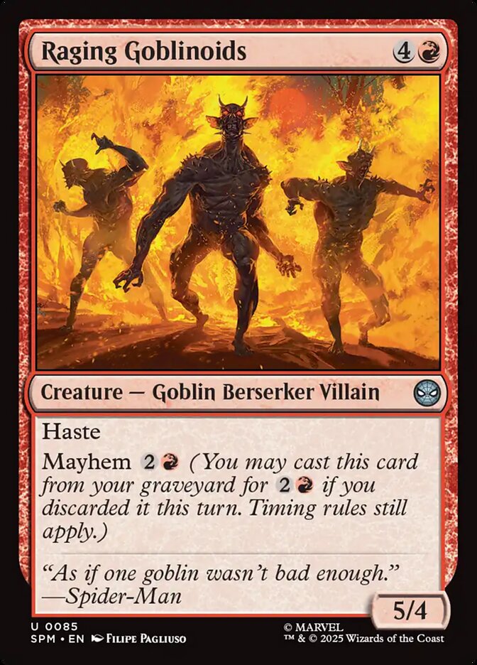 Raging Goblinoids (85) - [Foil] Marvel's Spider-Man (SPM)